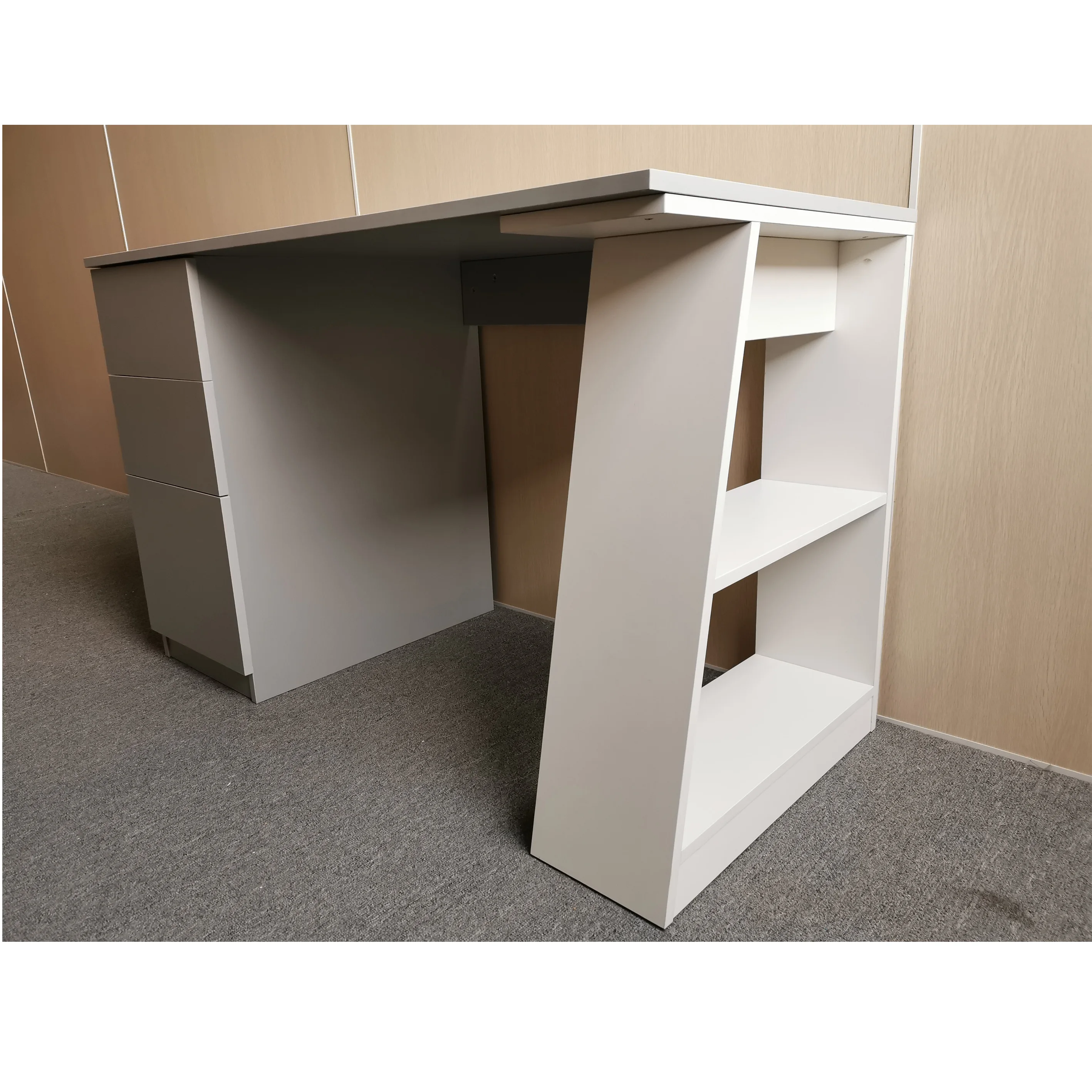 Specific Use SOHO office furniture with drawer wooden single computer table home office desk