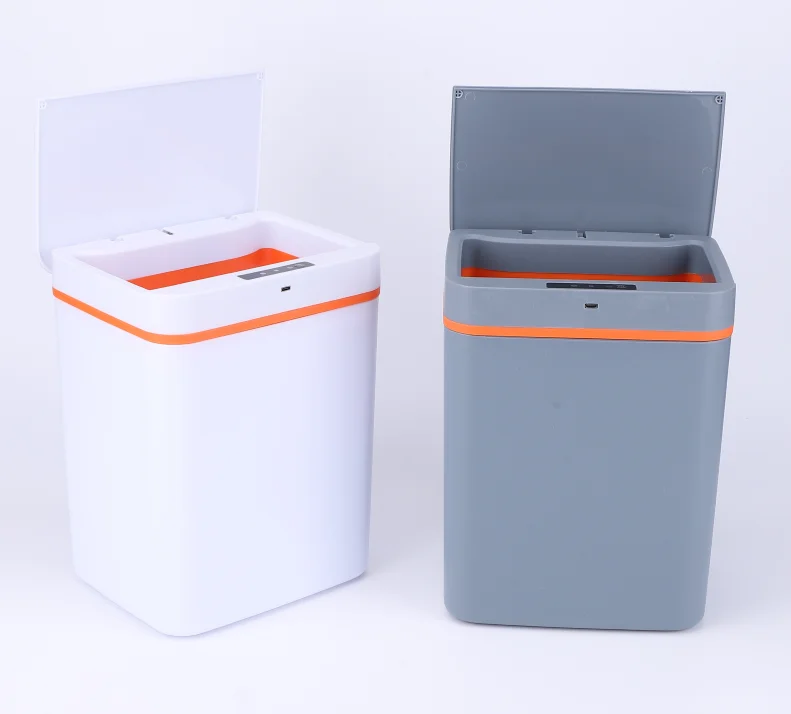 Induction Touchless Bathroom Garbage Container For Living Room, Bedroom, Kitchen, Office, Easy to Clean