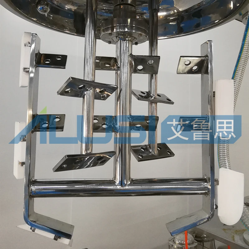 Complete Cream production Line  Cosmetic Body Lotion Dispensing Machine  Mix Cream Mixer Equipment Lab Vacuum Emulsifying Tank