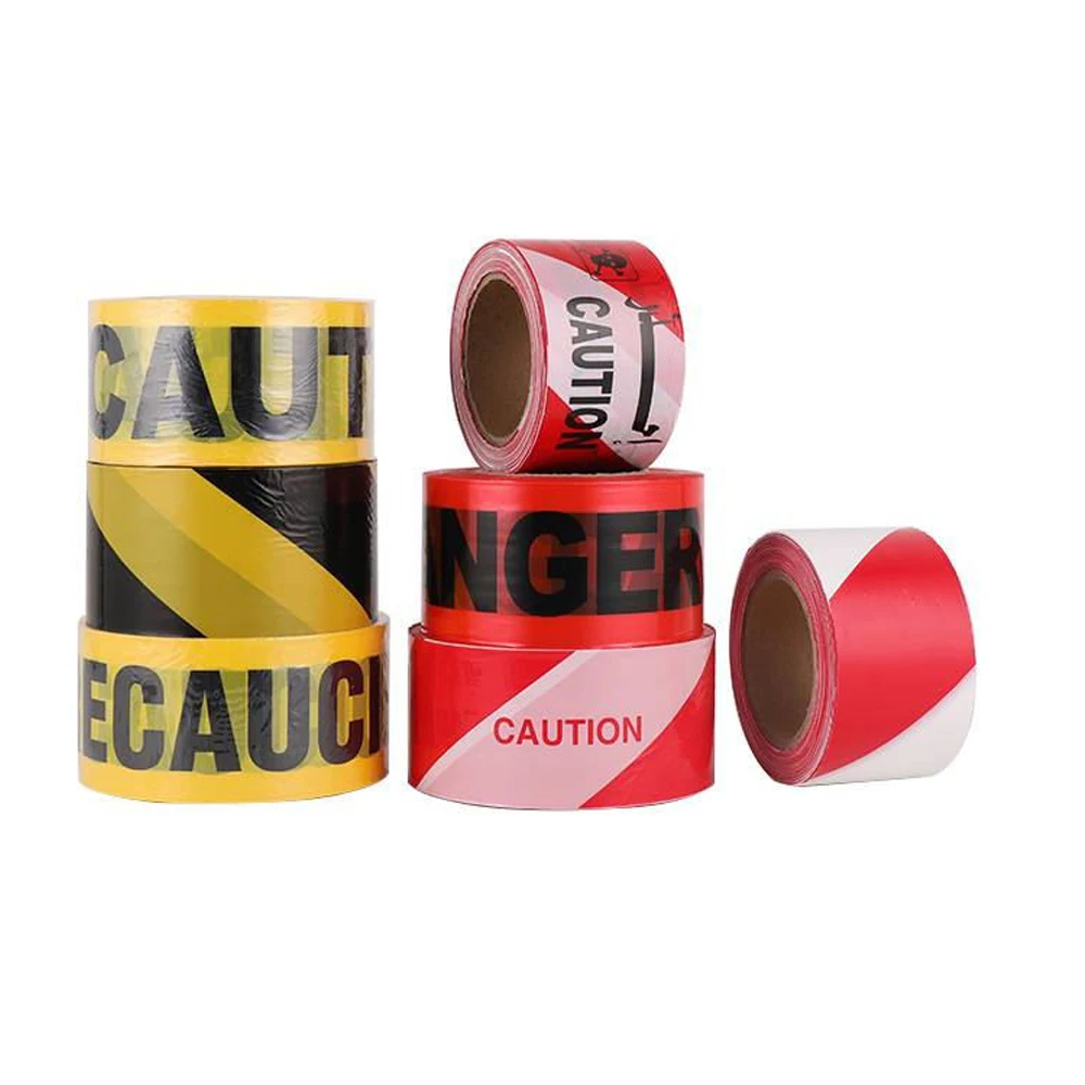 Non adhesive PE caution tape safety marker warning tape barrier belt