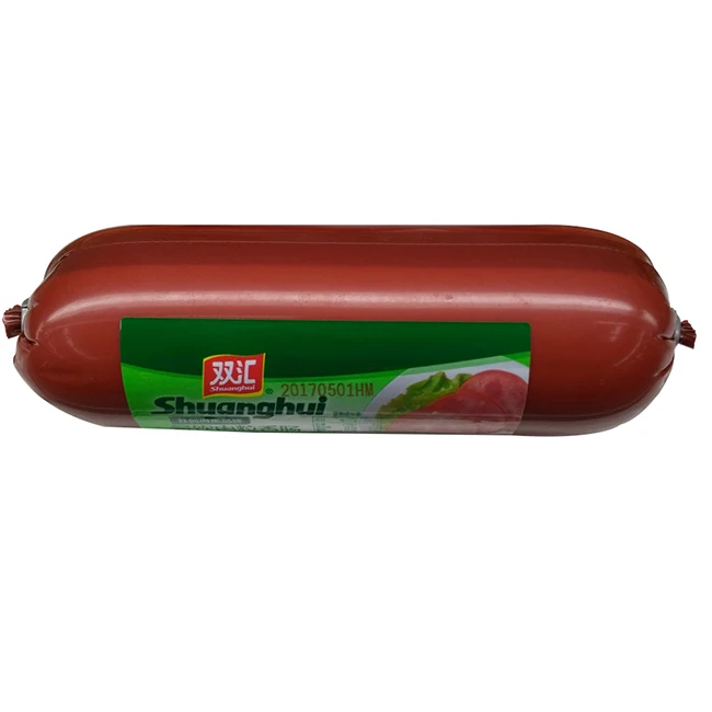 Sausage Casings Shirred Custom Logo Flexography Printing Plastic Sausage Casing