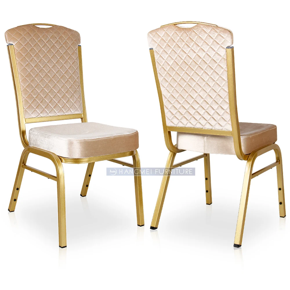 Moroccan calico metal dining chair Hotel high quality stack aluminum dining chair