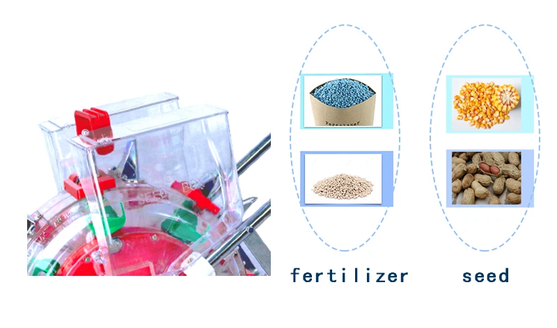 sembradoras manuales de maiz cultivators hand push seeder corn, soybean, peanut and cotton fertilization and seeding int