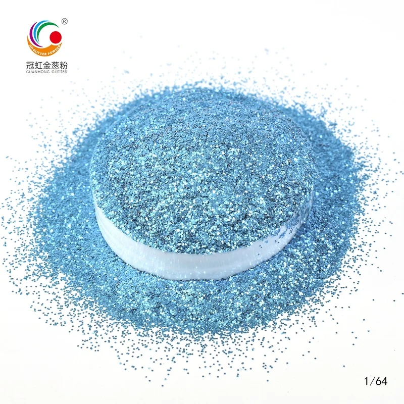 GH6410 Eco friendly heat resistant aluminium glitter powder for injection plastic pigment china supply
