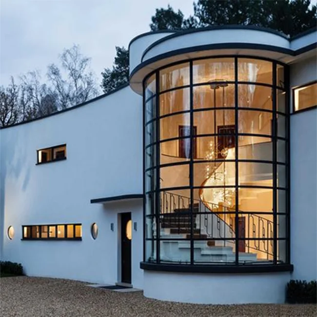 China factory clear curve  bulletproof Curved Window Laminated Glass windows for sale