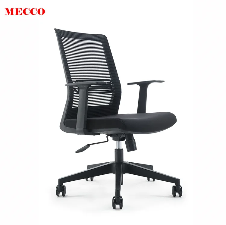 Производственный процесс, вращающийся сетчатый офисный стул с раздвижной спинкой