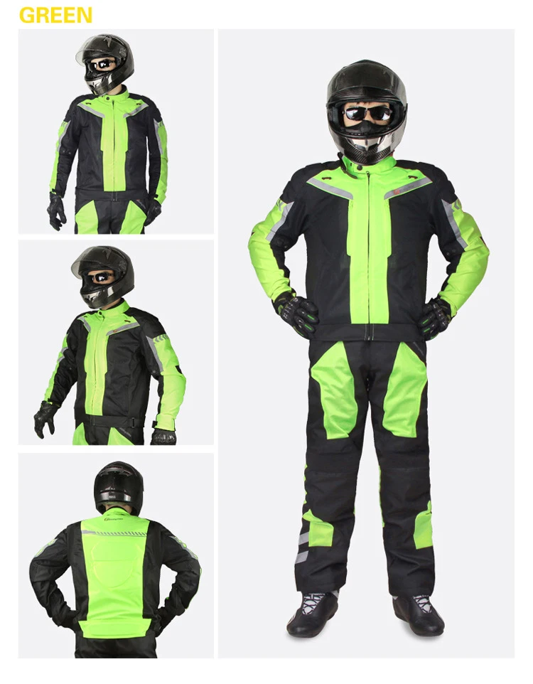 Motorcycle Jacket For Men Textile Motorbike Jacket Racing Suit Biker Riding Jacket CE Approved Waterproof Suit