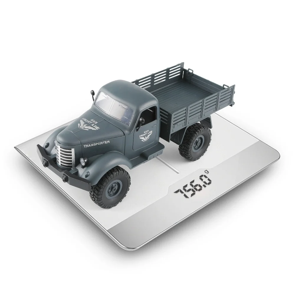 2024 Новый 1/16 RC грузовик JJRC Q61 2 4 г мощный двигатель пульт дистанционного управления 4WD гусеничный внедорожный военный автомобиль RTR