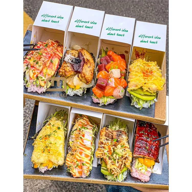 Customized fried chicken pizza box kraft takeaway food sushi slice pizza boxes to go packing drawer korean Bbq chicken pizza box