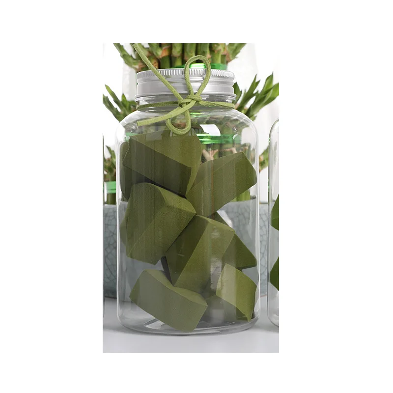 Super Soft Small Fan-Shaped Candy Puff Bottle No Card Powder Makeup Remover Pad 12 Bottled Beauty Egg