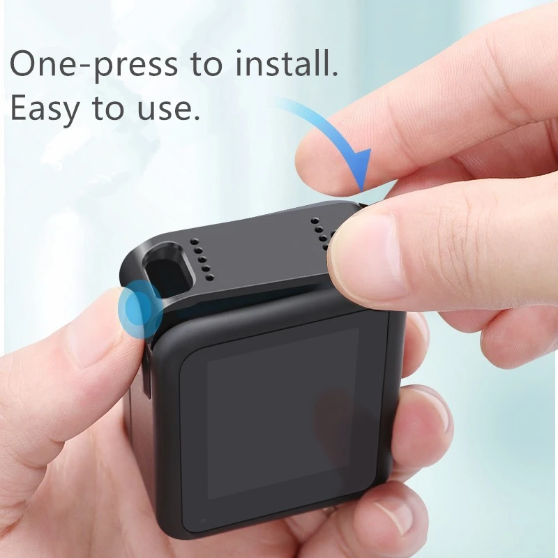 New Plastic Protective Usb Charging Housing Case Port Side Battery Door Replacement Camera Accessories for Gopro Hero 10 9 Black