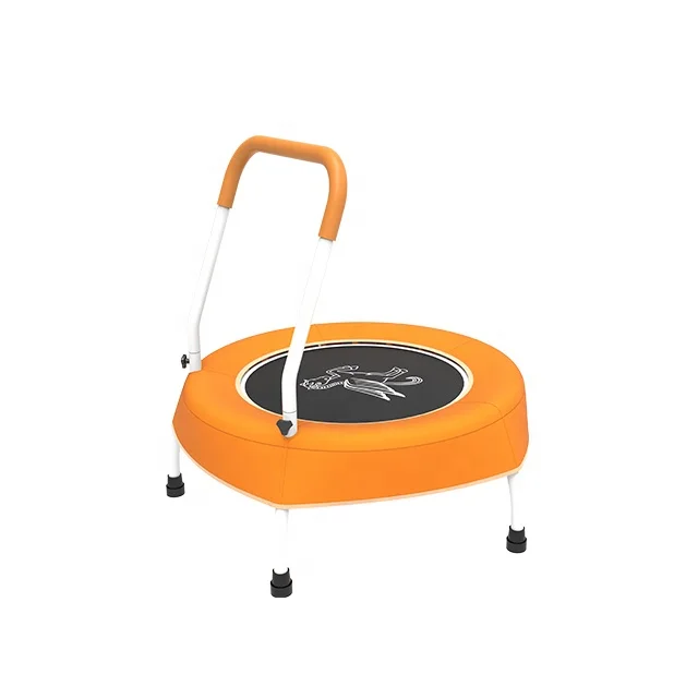 Children 36' Mini Cama Elastica Folding Ages 2 to 5 Toddler Trampoline with Handle Kids Indoor Toddlers Trampoline