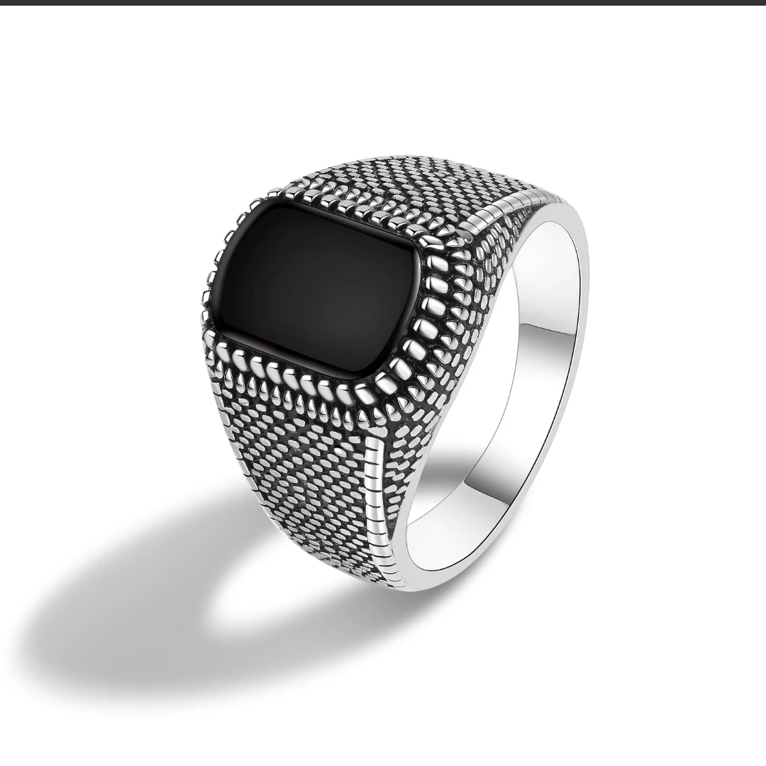 MA YIN FANG hombres anillos de plata turquia 925 esterlina ottoman original men silver rings turkey 925 sterling