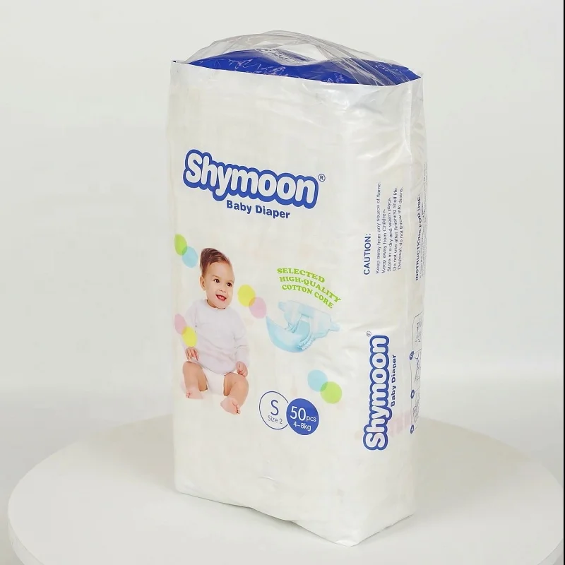 Разумная цена одноразовые детские подгузники Shymoon с очень широким эластичным поясом