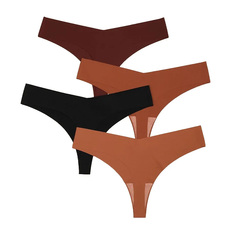 Factory Stock Sexy Asian Girls Thongs Plus Size Breathable Seamless T Back Ladies Hot Thongs Bikini Sexy