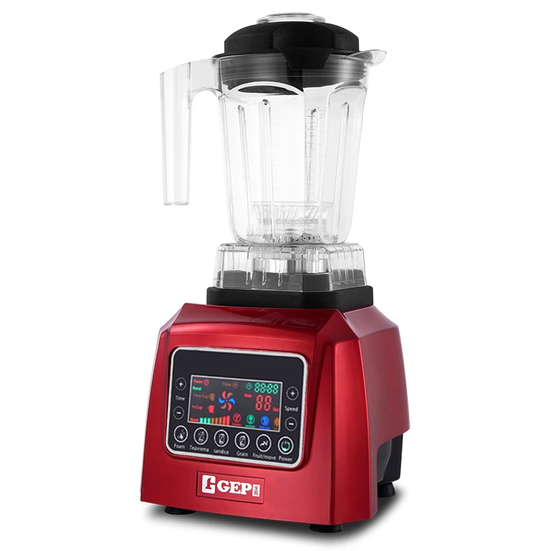1800W Professional Commercial Blender High Quality Multifunction Smoothie Blender Low Noise Juicer Mixer Grinder