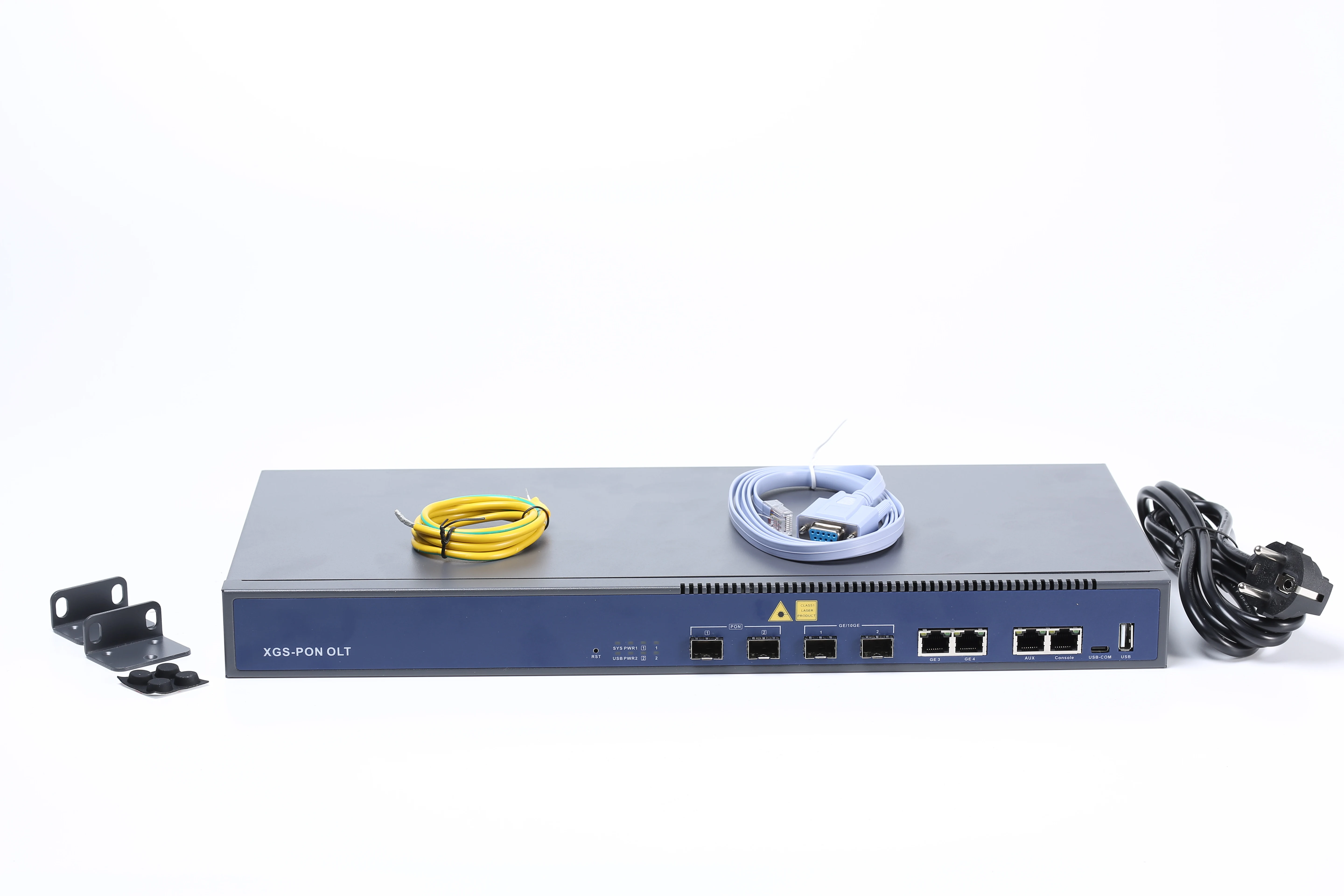 HiOSO XGS PON SFP include SFP dual 2 ac powers olt supply ONU 2 ports  px+++ compatible olt  2 pon mini fiber
