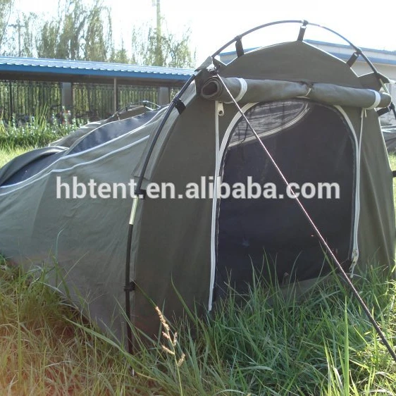 
Australia small type two pole swag tent for camping cotton canvas swag tent 