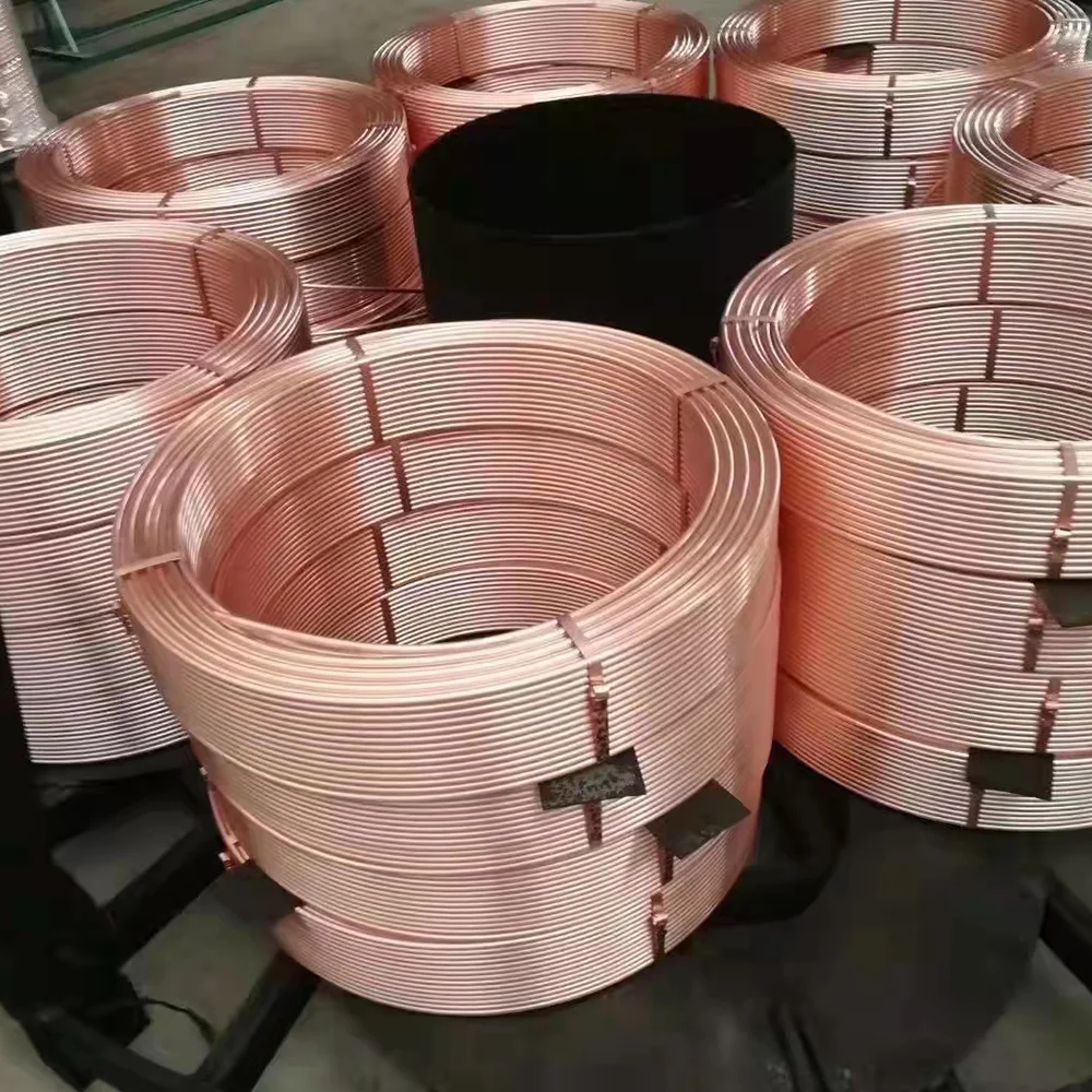 High Quality 99.95% Pure Copper Insulation Spiral Copper Tube For Air Conditioner
