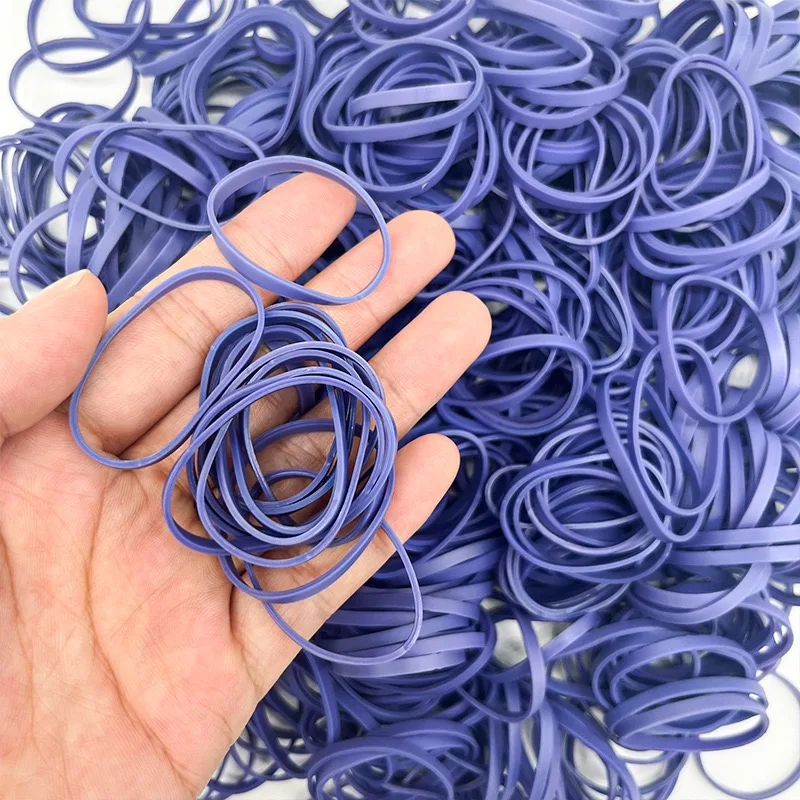 Bestselling Latex Free Purple Elastic Rubber Band OEM Manufacturer Synthetic TPR High elasticity and Oil free