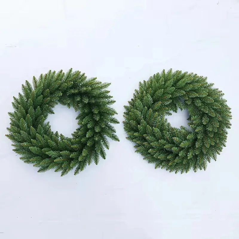 Christmas Garland Rattan Garland 30/40/50/60cm Mall Hotel Show Window Christmas Wreath Real Touch Christmas Wreath Wholesale