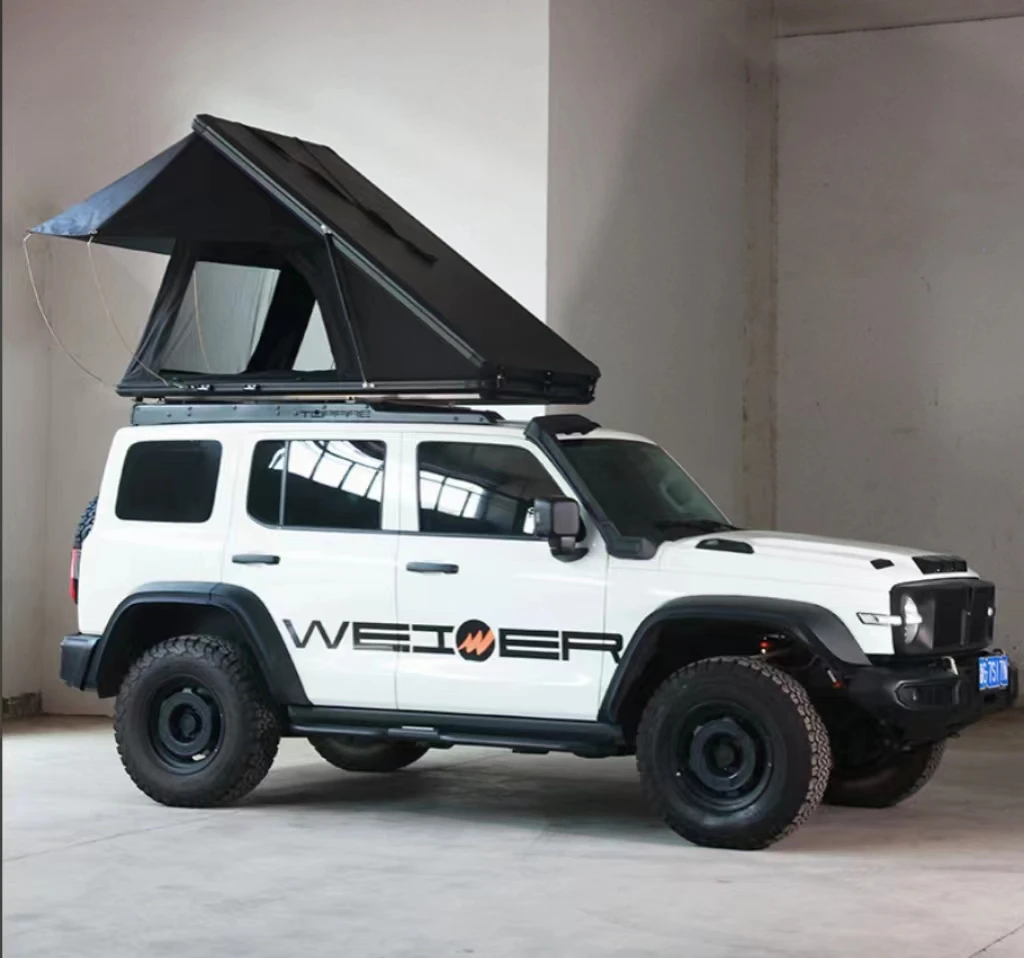 Car Roof Tent The Ultimate Portable Shelter for Your Outdoor Zhejiang Sponge Pad Oxford Cloth + Flannel Surface One Bedroom 76kg