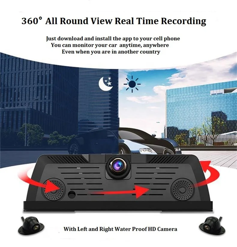 china manufacturer hd 1080p gps 4g car dashboard camera