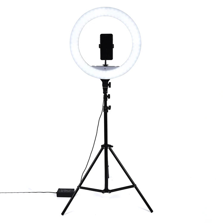 China Manufactory Beauty Lamp for Makeup LED Ring Light with Tripod Stand Photo Video