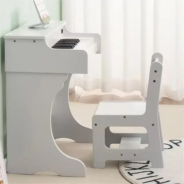 Kids Piano Keyboard Digital Piano For Kids Mini Music Educational Instrument Toy Wood Piano For Toddlers Girls Boys