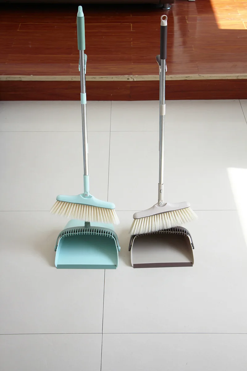With Comb Teeth Broom and Dustpan Set Wholesale Broom and Dustpan