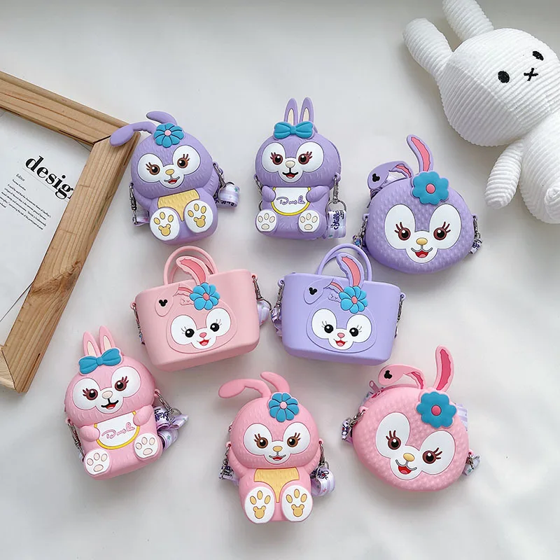 Wholesale Tik Tok New Chain Little Girl Popit Cute Chain Silicone Pop It Purse Ladies Push Popping Bubble Purse
