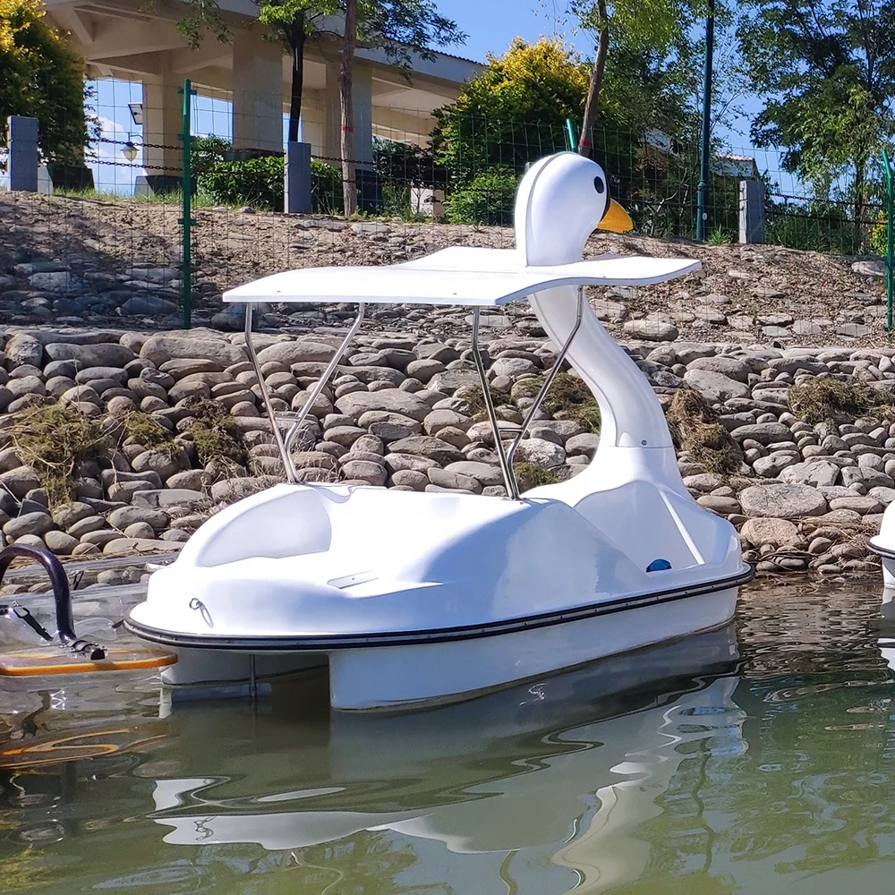 Фабрика высокого качества FRP Педальная лодка waterplay ремесла парусный велосипед электрическая водная развлекательная Лебедь для продажи
