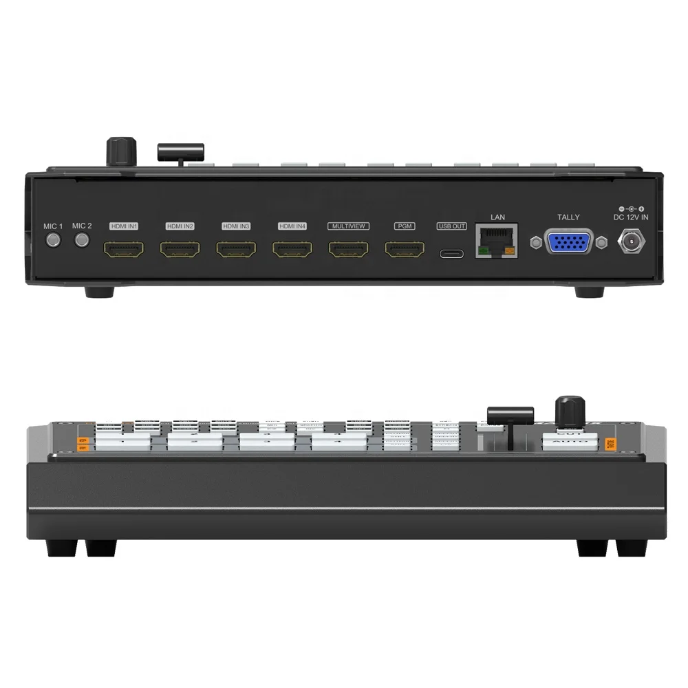  Avmatrix HVS0402U Новый 4 hdmi вход переключатель OBS в режиме реального времени потокового видео коммутатор с Luma key Chroma FTB/ PIP для