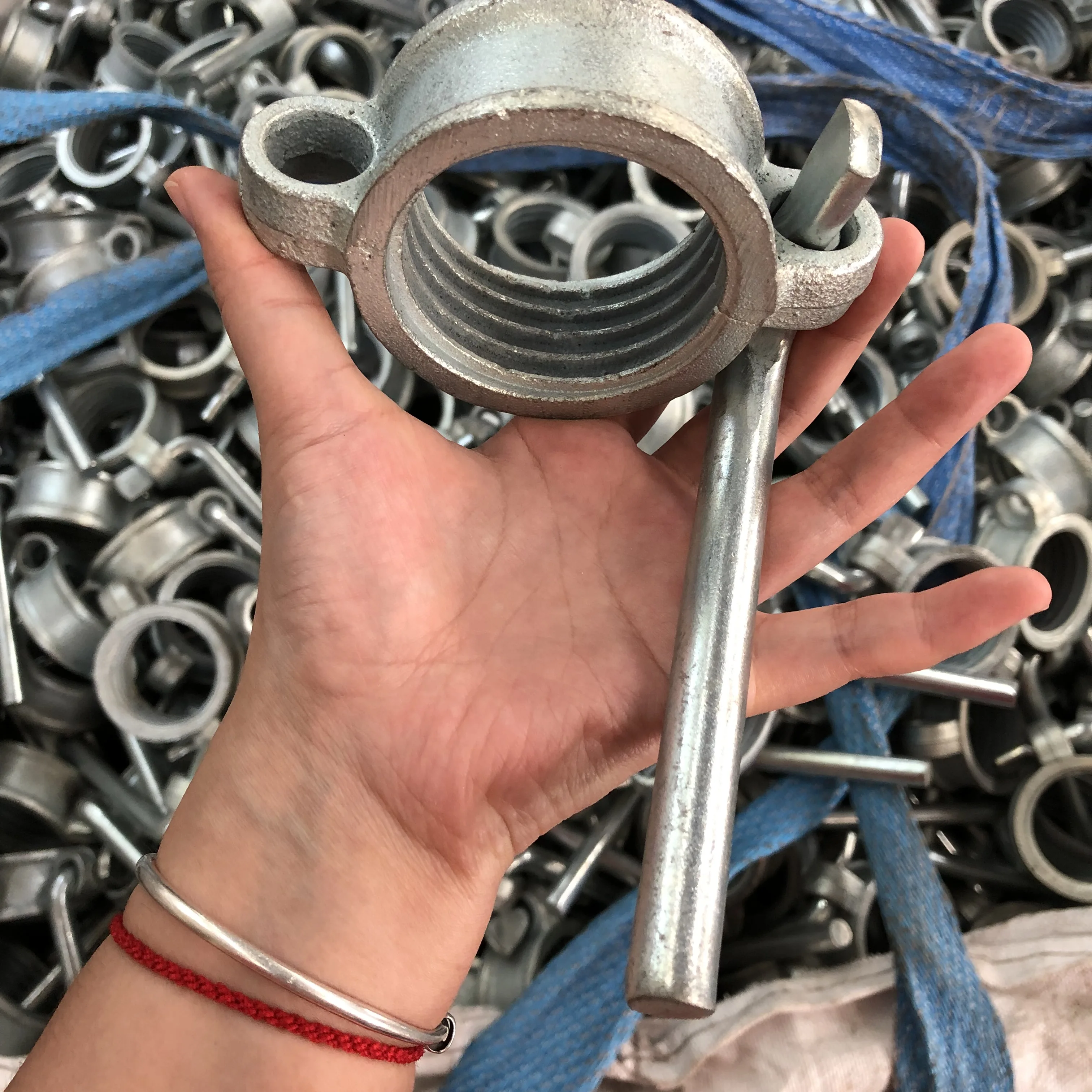 Tianjin Steel Factory 48/60 40/48 48/56 Painted Hot DIP Galvanized Electroplate Adjustable Scaffolding Steel Prop