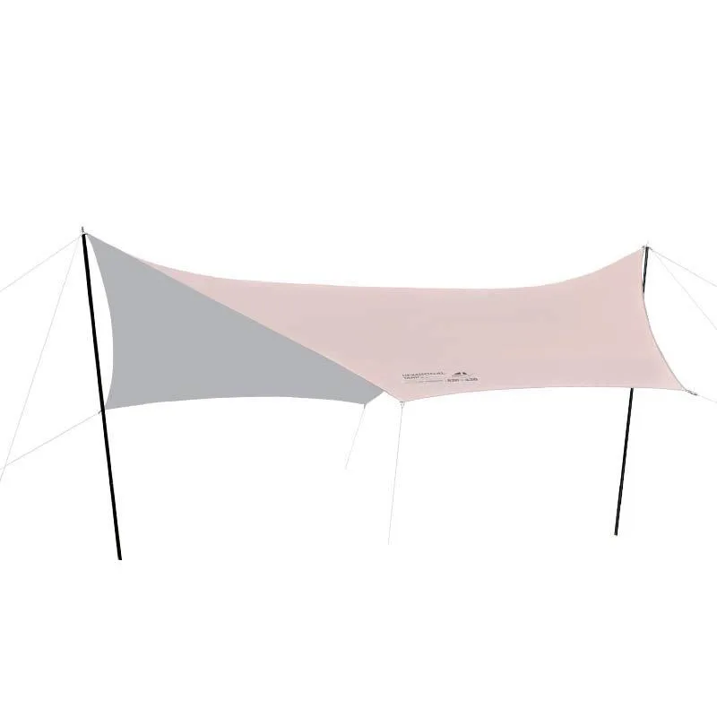 Jetshark Outdoor Windproof Rainproof Sunscreen Tent 210D Oxford Cloth Canopy Tent Oversize Camping Tarp