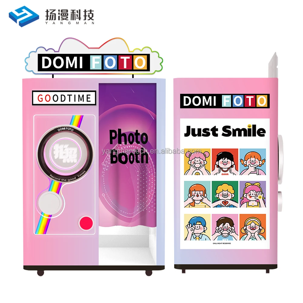 ID Photo Booth Beauty Photo Booth Voice Guidance Photography Kiosk Foto Booth Vending Machine Make Money Machine