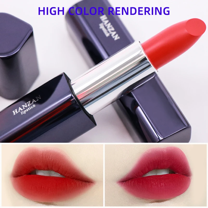 HANZAN Latest Custom Matte Lipstick Waterproof Multi color Lipstick