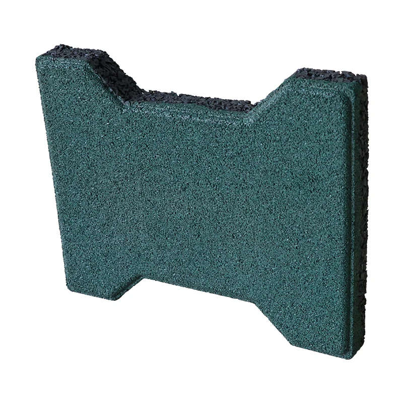 Eco-Friendly Recycled Dog Bone Horse Rubber Brick Pavers Rubber Brick Outdoor