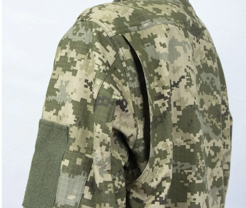 DFU812 украинский mm14 тренировочный поликоттон 35% хлопок 65 полиэстер Рипстоп ACU UA цифровая камуфляжная тактическая форма sui