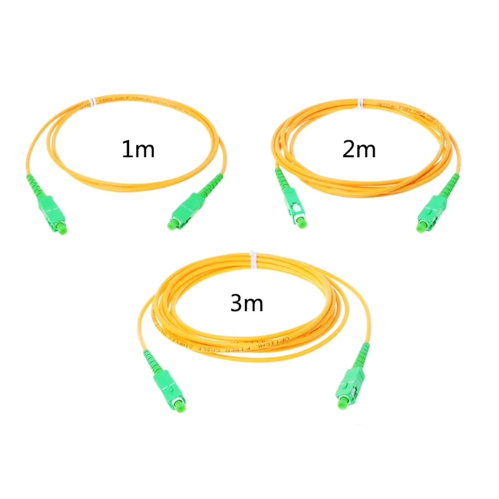Patch Cord Simplex 2.0mm 3.0mm Single Mode Fiber Patch Cable jumper 1m 2m 3m 5m 10m SC APC to SC UPC SC