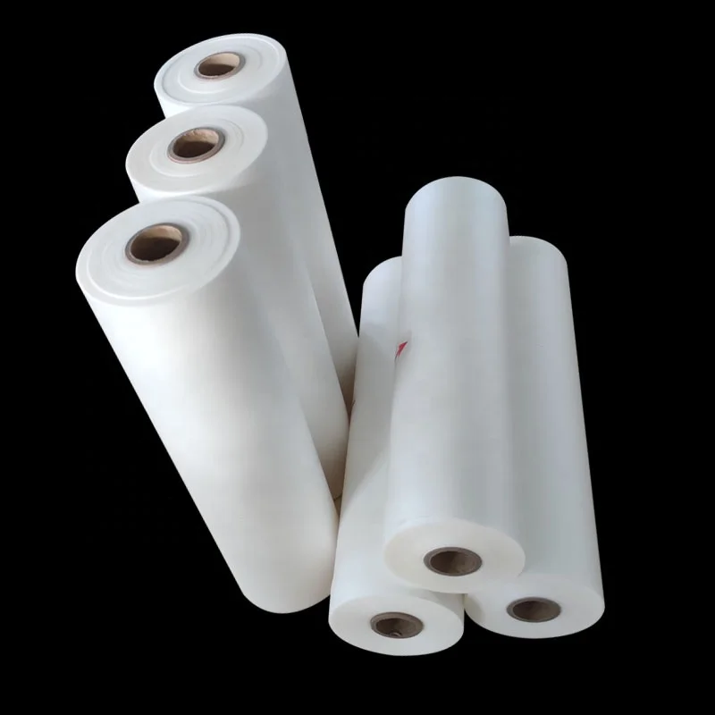 Super White Matte Finish Laminating Roll BOPP Matt Thermal Lamination Film Without Primer