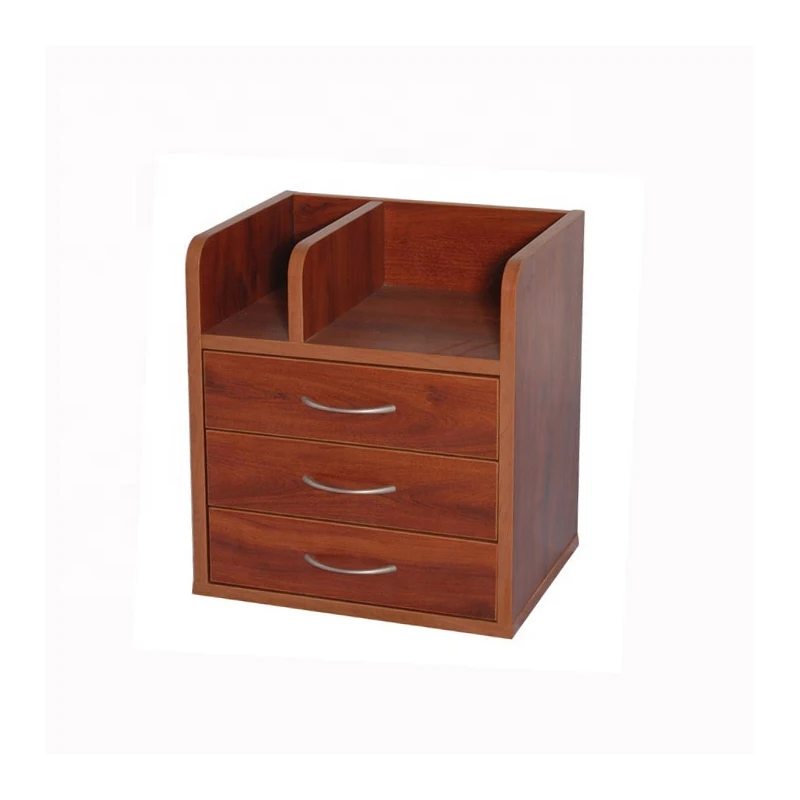 Large Lateral Mobile 4 drawer wooden school office filing cabinets