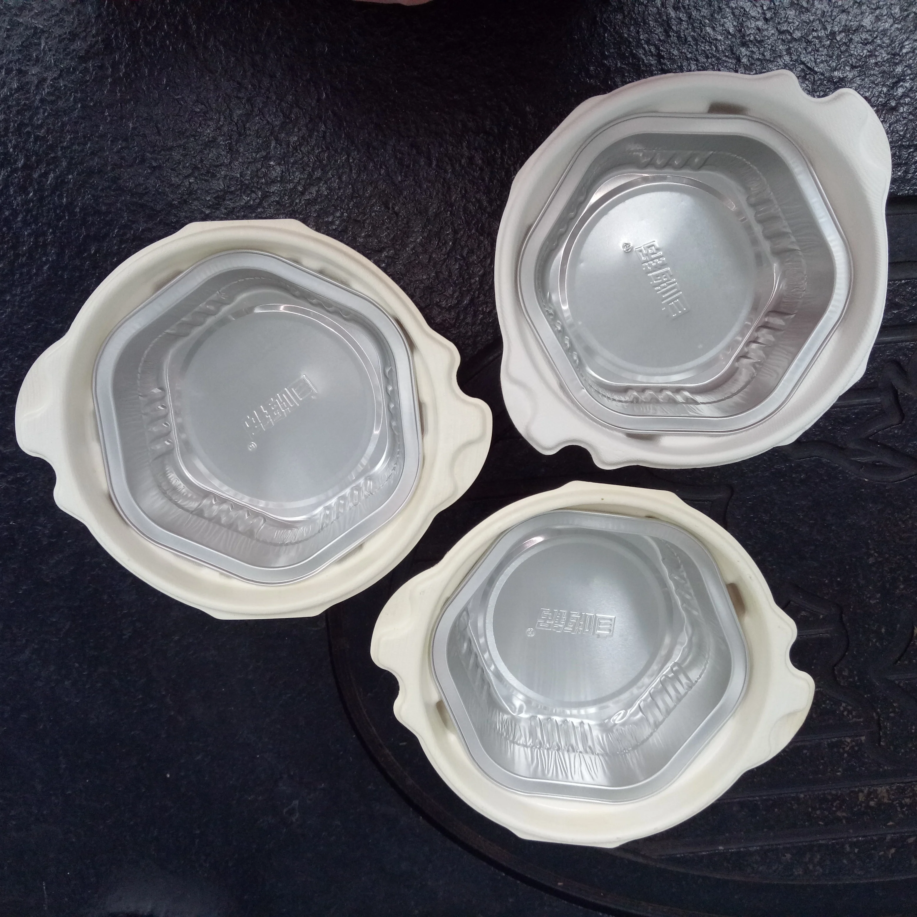 Environmentally friendly factory custom-built ecological High quality bamboo fiber sugarcane bagasse pulp chocolate tray