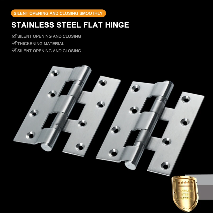 Stainless Steel 201/304 Folded Edge Hinge Bearing Door And Window Hinge Factory Door Folding Flat Open Crank Hinges