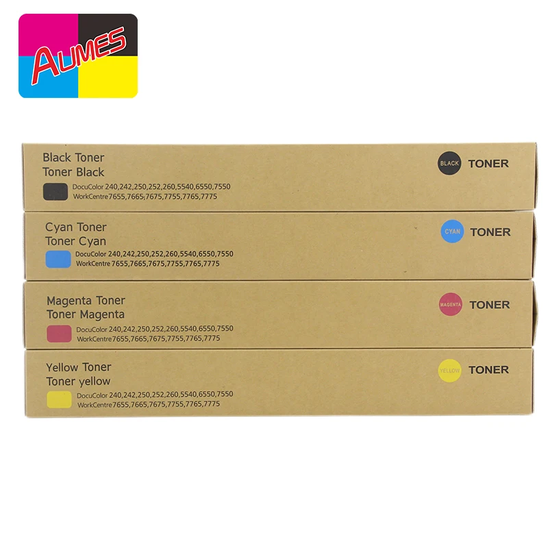 Premium DC6550 Toner Cartridge Compatible for Xerox DocuColor 240 242 250 252 260 5540 6550 7550 7655 7665 7675 7755 7765 7775