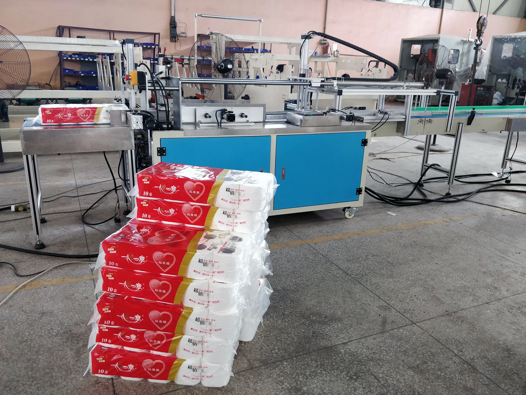 Automatic band saw cutter small toilet paper roll cutting machine