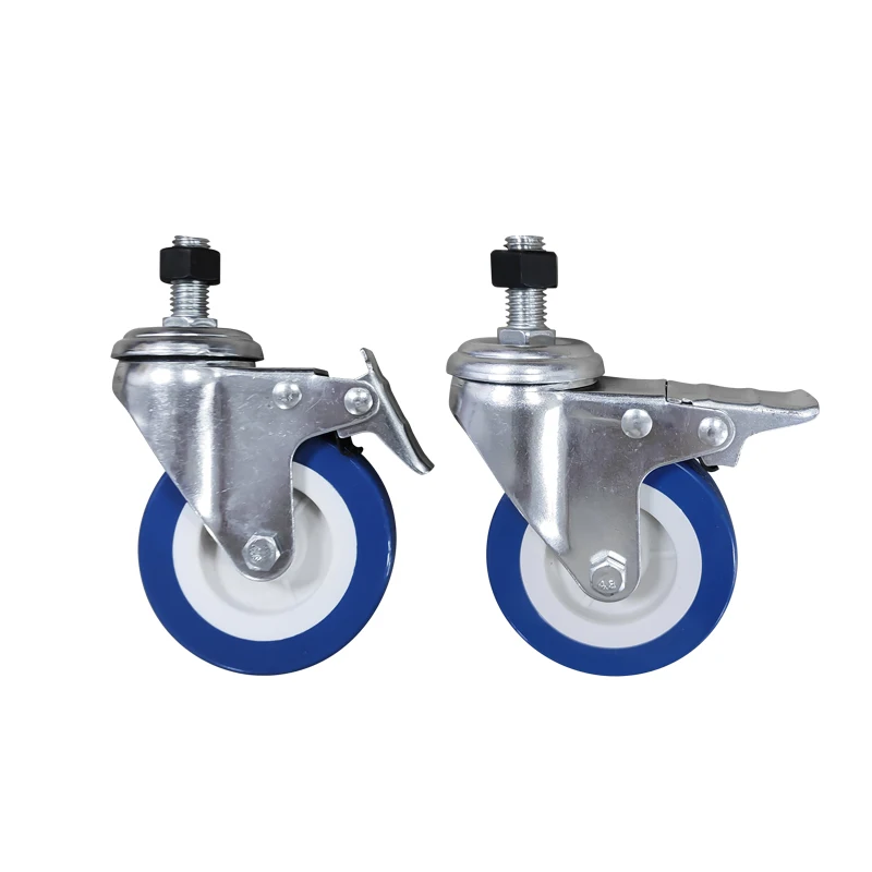 Hospital Emergency Instrument Patient Surgical Nursing Rolling Cart Stainless Steel Medical Trolley