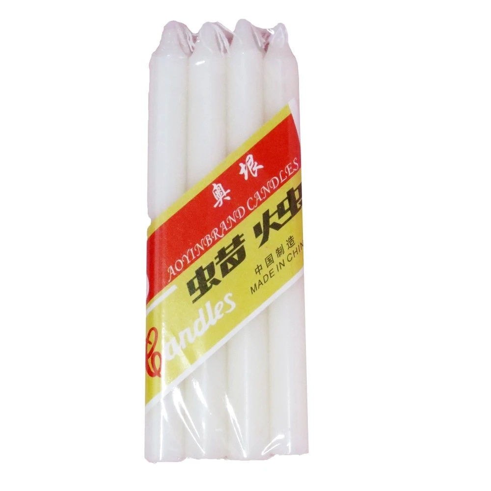 Pure Paraffin wax candle  church candle white candle wholesale