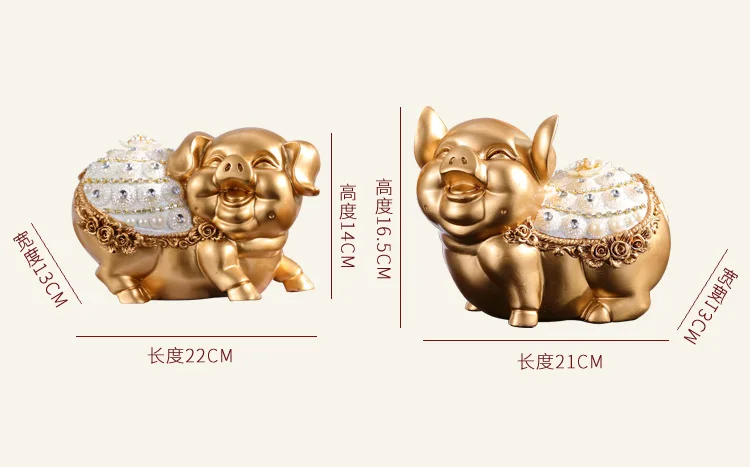 ODM OEM Customized Desktop Ornaments Elephant Ornaments Animal Sculptures Gold plated Elephant Statues Resin Crafts Customized
