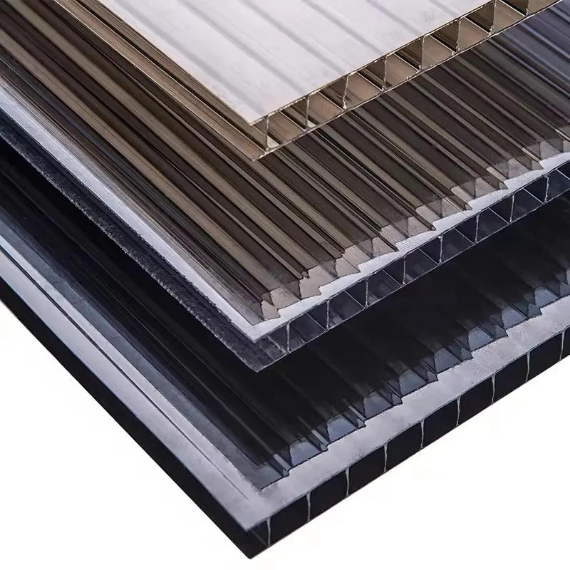 Hollow Hollow PC Hollow PP Polycarbonate Acrylic Plastic Hollow Cross Section Corrugated Roof Roofing Sheet Extrusion Making Mac